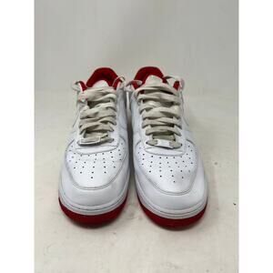 Nike White and Red Athletic Shoes